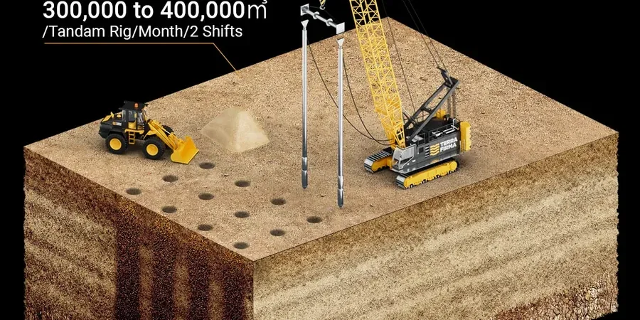 Vibrocompaction Design for Wagga Wagga Ground Conditions